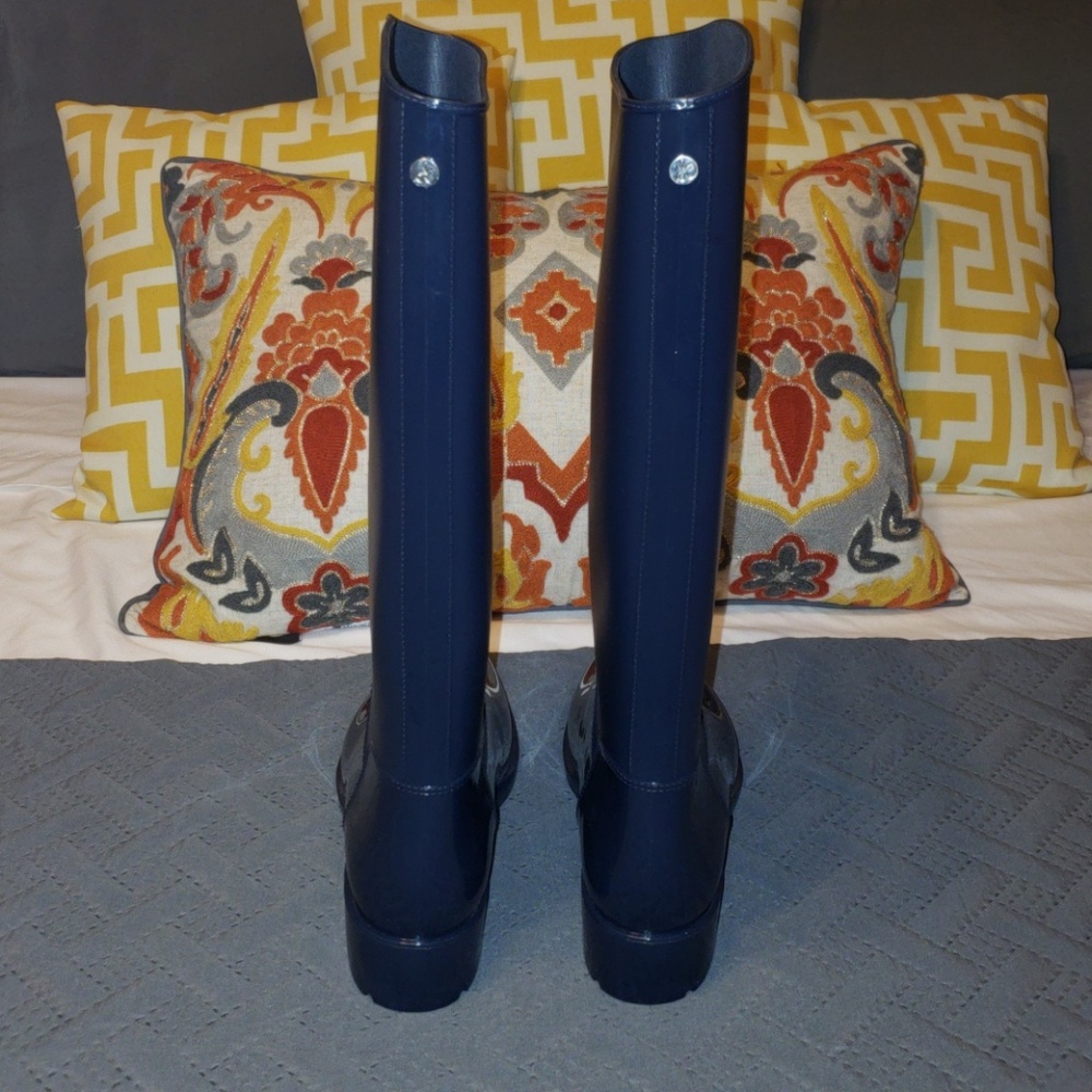 Blue Sam Edelman rain boots